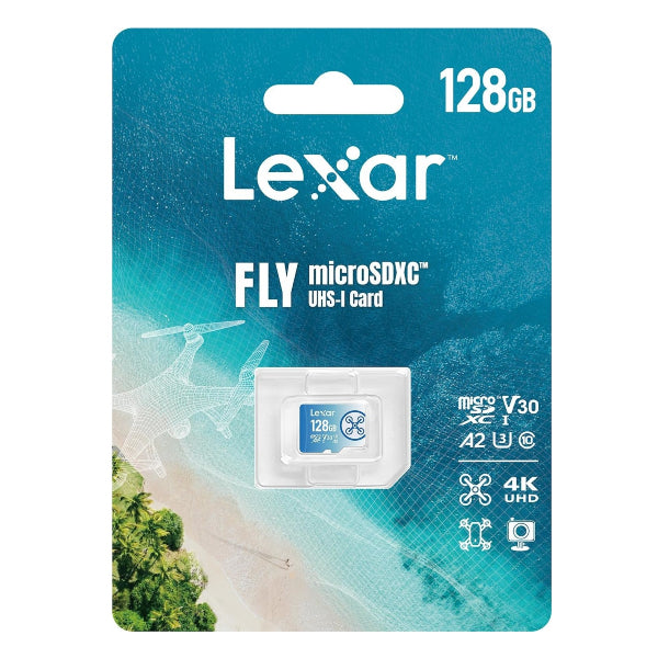 Lexar Fly MicroSD UHS-I CARD 128GB U3 V30 4K Lexar Fly MicroSD UHS-I CARD 128GB U3 V30 4K